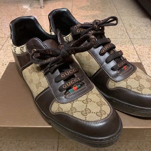 Used Gucci Signature Monogram GG Sneaker (162961)
